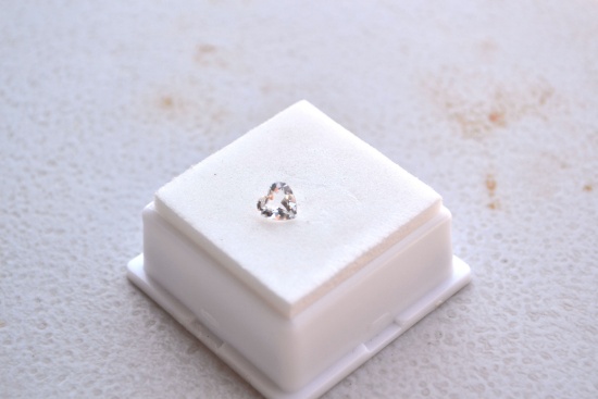 0.79 Carat Nice Heart Shaped White Topaz