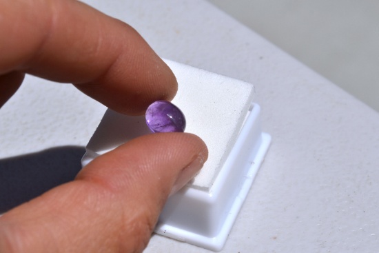 3.75 Carat Great Amethyst Cabochon