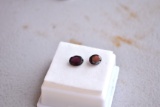 2.95 Carat Matched Pair of Oval Cut Garnets