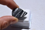 35.09 Carat Great Semi Polished Pear Shaped Black Tourmaline