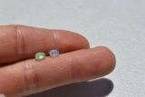 0.62 Carat Matched Pair of Oval Cut Opals