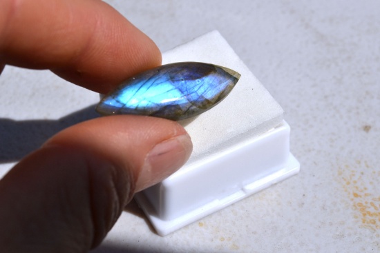 16.41 Carat Marquise Cut Fantastic Labradorite