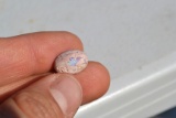 4.56 Carat Oval Mexican Boulder Opal Embedded in Host Rock