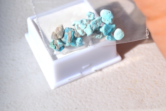 11.61 Carat Parcel of Kingman Turquoise Nuggets