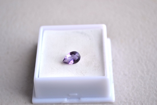 1.01 Carat Pear Cut Amethyst