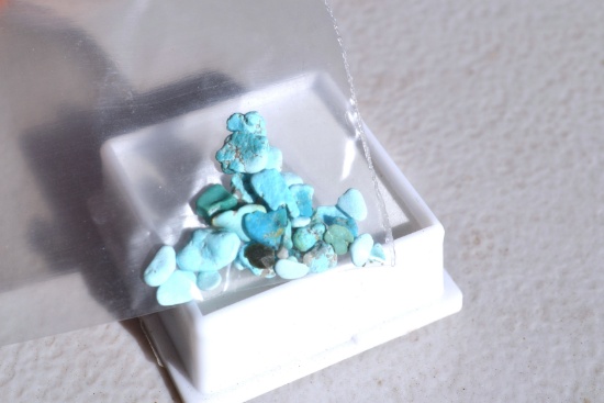 7.22 Carat Parcel of Kingman Turquoise Nuggets