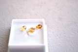 1.74 Carat Matched parcel of Oval Cut Citrines