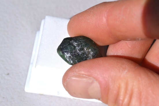 14.50 Carat Freeform Brazilian Emerald