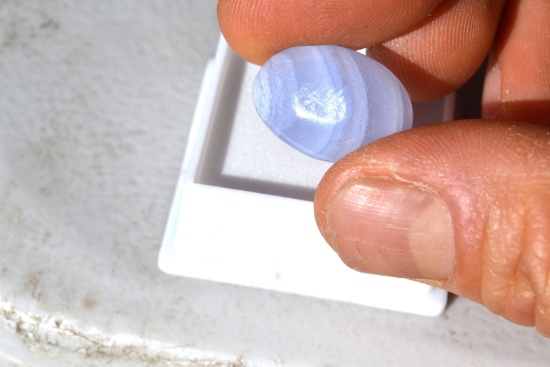 20.74 Carat Nice Blue Lace Agate