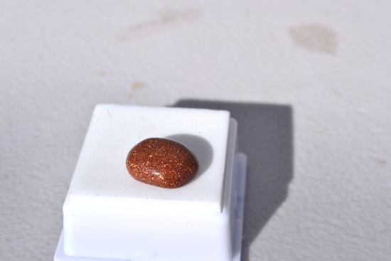 10.03 Carat Goldstone -- Man Made Synthetic