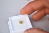 0.95 Carat Round Cut Yellow Tourmaline