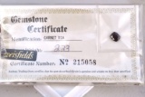 Certified Garnet in Original Packaging