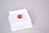 1.72 Carat Oval Cut Orange Hessonite Garnet