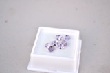 2.61 Carat Matched Set of Oval Cut Amethysts