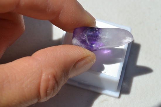 24.27 Carat Fantastic Amethyst Crystal Tip