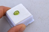 1.49 Carat Fine Pear Cut Peridot