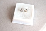 3.25 Carat Matched Pair of White Topaz