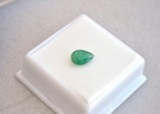 1.08 Carat Pear Cut Emerald
