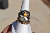 Opal Ring in Sterling Silver