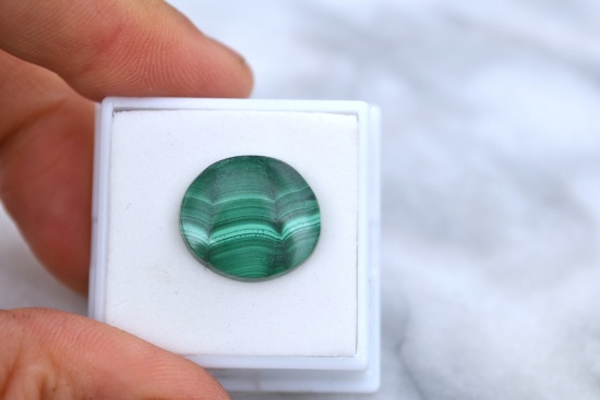 13.08 Carat Oval Malachite