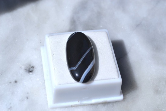 23.18 Carat Oval Banded Agate