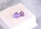 1.96 Carat Matched Pair of Amethysts