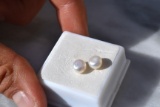 3.72 Carat Matched Pair of Pearls