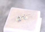 1.37 Carat Matched Pait of Green Amethyst