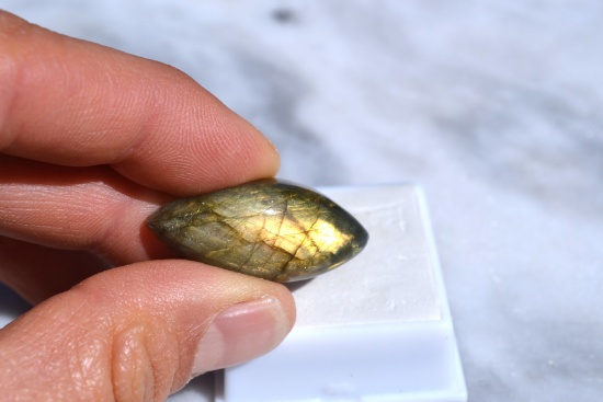 39.69 Carat Beautiful Labradorite Cabochon