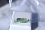 3.68 Carats of Bright and Beautiful Seafoam Green Tourmaline Crystals