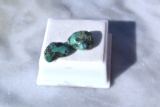 12.12 Carat Matched Pair of Turquoise