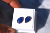 7.55 Carat Matched Pair of Lapis Lazuli