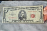 1963 $5 Red Seal Dollar