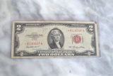 1953 Star Note!! $2 Red Seal Dollar Note