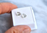1.87 Carat Matched Pait of Green Amethyst