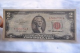 1953-A $2 Red Seal Dollar Note