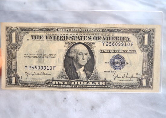 1935-D $1 Silver Certificate Dollar Note