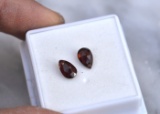 2.78 Carat Matched Pair of Nice Garnet