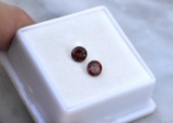 1.15 Carat Matched Pair of Purple Garnet