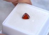 1.01 Carat Fancy Trillion Cut Spessartite Garnet