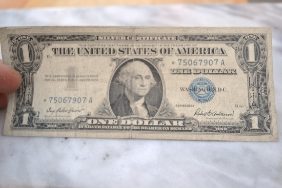 1957 $1 Star Note! Silver Certificate