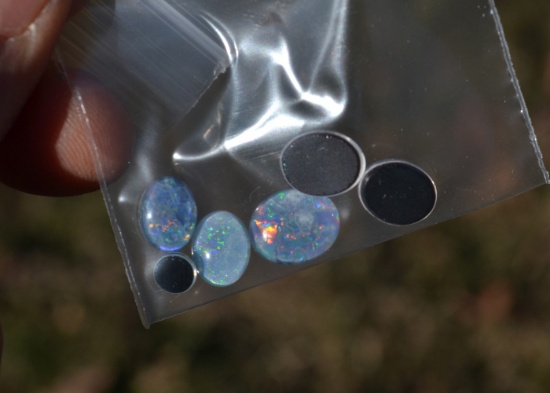 9.35 Carat Parcel of Australian Opal Triplets