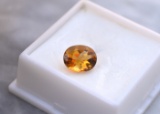 2.56 Carat Oval Cut Citrine