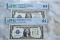 Lot of 2 Sequential 1928 $1 Silver Certificates Graded 64