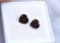 2.60 Carat Matched Pair of Heart Shaped Garnets