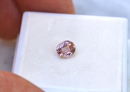 0.86 Carat Oval Cut Pink Spinel