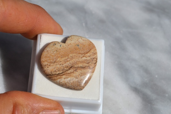 28.17 Carat Great Fancy Scenic Jasper
