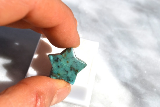 16.81 Carat Fine Fancy African Turquoise