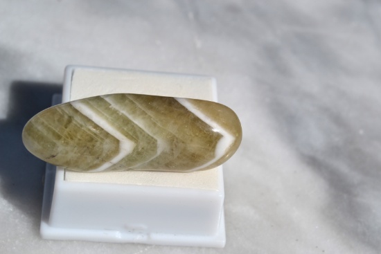71.53 Carat Green Amethyst Crystal Tip
