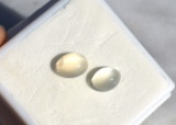 2.60 Carat Matched Pair of Cat's Eye Moonstones